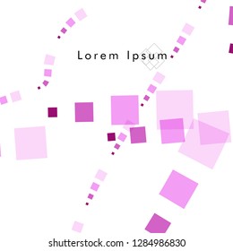Vector box backgrounds with pastel colors pink , Abstract background vector can be used in cover design, book design, website background, banner, poster, advertising.