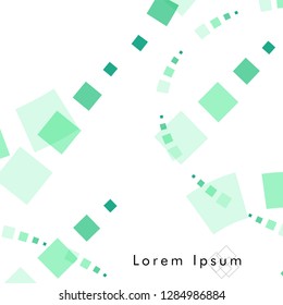 Vector box backgrounds with pastel colors green , Abstract background vector can be used in cover design, book design, website background, banner, poster, advertising.
