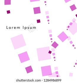 Vector box backgrounds with pastel colors pink , Abstract background vector can be used in cover design, book design, website background, banner, poster, advertising.