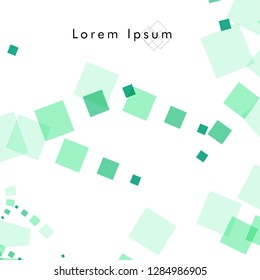 Vector box backgrounds with pastel colors green , Abstract background vector can be used in cover design, book design, website background, banner, poster, advertising.