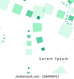 Vector box backgrounds with pastel colors green , Abstract background vector can be used in cover design, book design, website background, banner, poster, advertising.