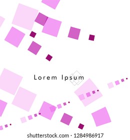 Vector box backgrounds with pastel colors pink , Abstract background vector can be used in cover design, book design, website background, banner, poster, advertising.