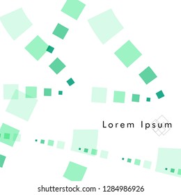 Vector box backgrounds with pastel colors green , Abstract background vector can be used in cover design, book design, website background, banner, poster, advertising.
