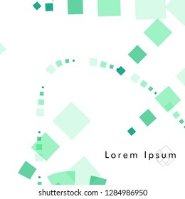 Vector box backgrounds with pastel colors green , Abstract background vector can be used in cover design, book design, website background, banner, poster, advertising.