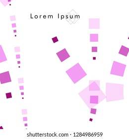 Vector box backgrounds with pastel colors pink , Abstract background vector can be used in cover design, book design, website background, banner, poster, advertising.