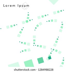 Vector box backgrounds with pastel colors green , Abstract background vector can be used in cover design, book design, website background, banner, poster, advertising.