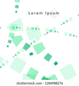 Vector box backgrounds with pastel colors green , Abstract background vector can be used in cover design, book design, website background, banner, poster, advertising.