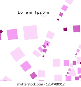 Vector box backgrounds with pastel colors pink , Abstract background vector can be used in cover design, book design, website background, banner, poster, advertising.