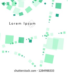 Vector box backgrounds with pastel colors green , Abstract background vector can be used in cover design, book design, website background, banner, poster, advertising.
