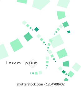 Vector box backgrounds with pastel colors green , Abstract background vector can be used in cover design, book design, website background, banner, poster, advertising.
