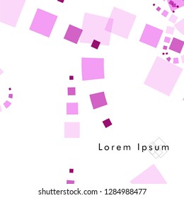 Vector box backgrounds with pastel colors pink , Abstract background vector can be used in cover design, book design, website background, banner, poster, advertising.