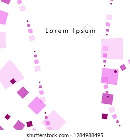 Vector box backgrounds with pastel colors pink , Abstract background vector can be used in cover design, book design, website background, banner, poster, advertising.