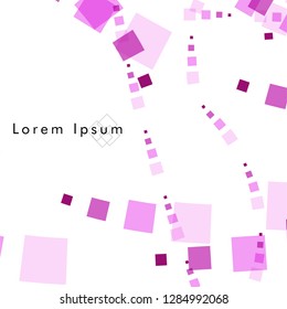 Vector box backgrounds with pastel colors pink , Abstract background vector can be used in cover design, book design, website background, banner, poster, advertising.