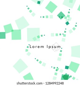 Vector box backgrounds with pastel colors green , Abstract background vector can be used in cover design, book design, website background, banner, poster, advertising.
