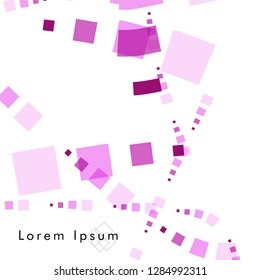 Vector box backgrounds with pastel colors pink , Abstract background vector can be used in cover design, book design, website background, banner, poster, advertising.