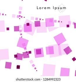 Vector box backgrounds with pastel colors pink , Abstract background vector can be used in cover design, book design, website background, banner, poster, advertising.