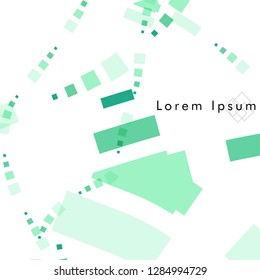 Vector box backgrounds with pastel colors green , Abstract background vector can be used in cover design, book design, website background, banner, poster, advertising.