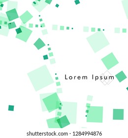 Vector box backgrounds with pastel colors green , Abstract background vector can be used in cover design, book design, website background, banner, poster, advertising.