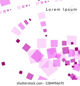 Vector box backgrounds with pastel colors pink , Abstract background vector can be used in cover design, book design, website background, banner, poster, advertising.