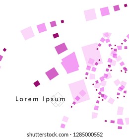 Vector box backgrounds with pastel colors pink , Abstract background vector can be used in cover design, book design, website background, banner, poster, advertising.