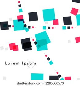 Vector box backgrounds with pastel colors , Abstract background vector can be used in cover design, book design, website background, banner, poster, advertising.