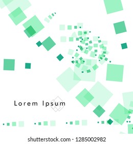 Vector box backgrounds with pastel colors green , Abstract background vector can be used in cover design, book design, website background, banner, poster, advertising.
