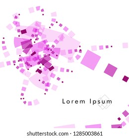 Vector box backgrounds with pastel colors pink , Abstract background vector can be used in cover design, book design, website background, banner, poster, advertising.