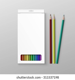 Download Color Pencil Box Images Stock Photos Vectors Shutterstock PSD Mockup Templates