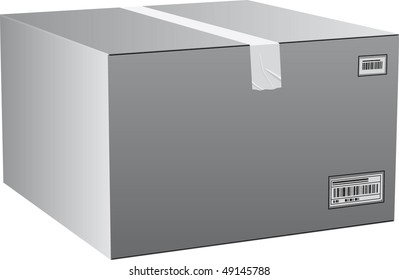 Vector box for design.