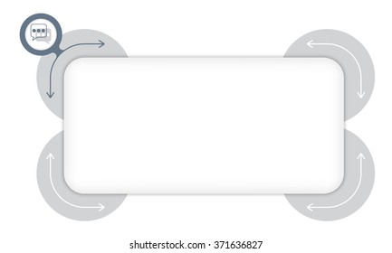 Vector box to fill your text and speech bubbles