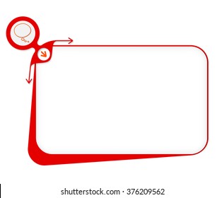 Vector box to fill your text and speech bubble