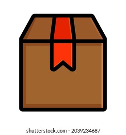 Vektorkasten der Paketsymbole Illustration