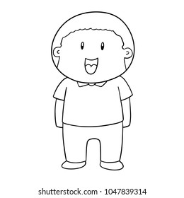 vector of boy