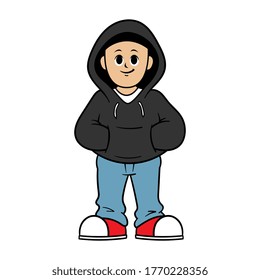 Download Cartoon Boy Hoodie High Res Stock Images Shutterstock