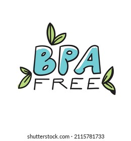 Vector BPA Free, Logo Icon.