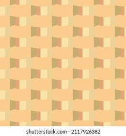 Vector: cesta de color trenzado, ilustración de patrón sin fisuras.