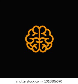 vector brain icon, brain logo template - Vector 