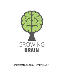 Vector brain logo