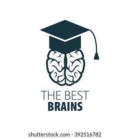 Vector brain logo
