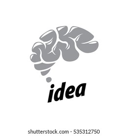 Vector brain logo