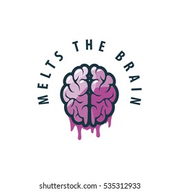 Vector brain logo