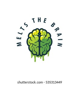 Vector brain logo