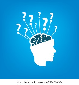 Vector brain logo