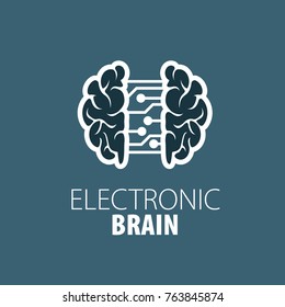 Vector brain logo