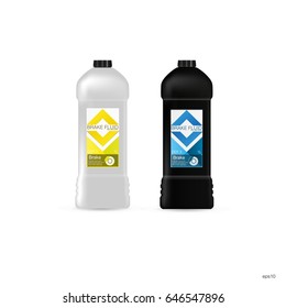 Vector Brake Fluid bottle.