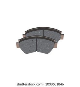 Vector brake pads isolated