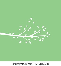Vector branch , Hand drawn illustration of tree branch design template