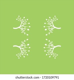 Vector branch , Hand drawn illustration of tree branch design template