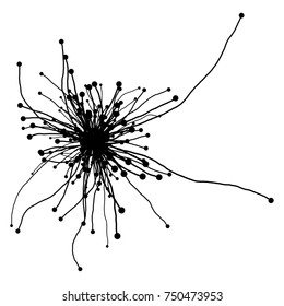 Vector  Branchy Fungus Mycorrhiza