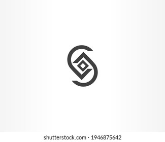 vector brand line circle logo design template